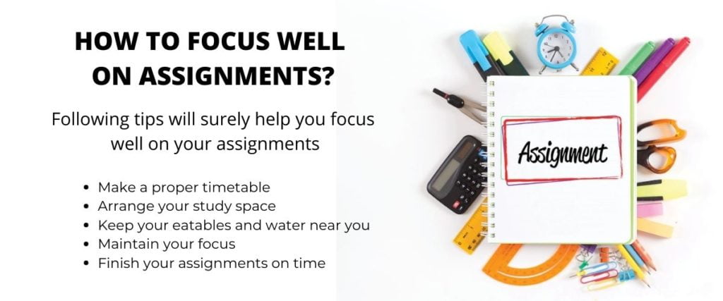 how to do well in assignments